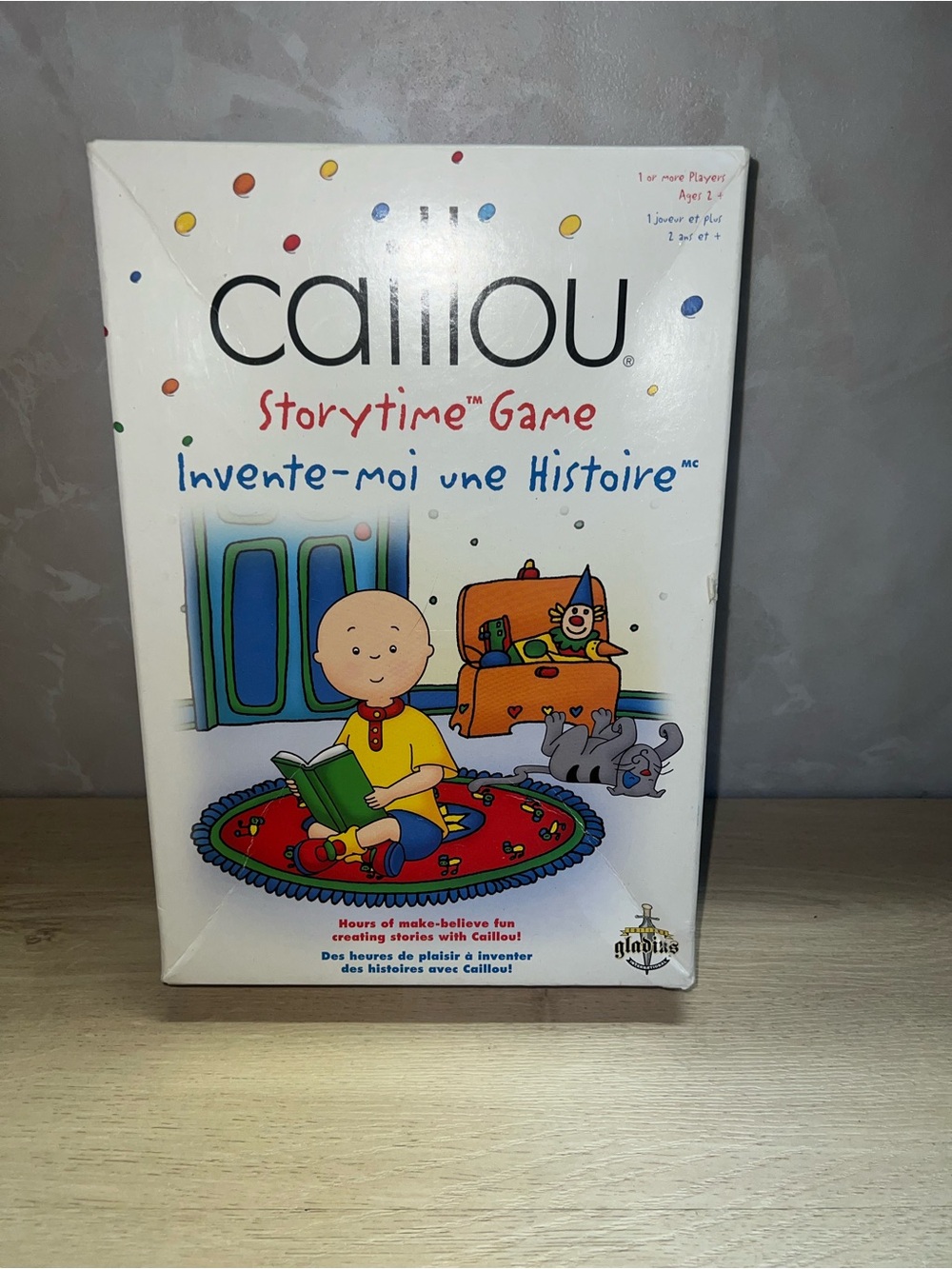 Caillou Storytime Game Complete Gladius 2003 Bilingual Storytelling Game